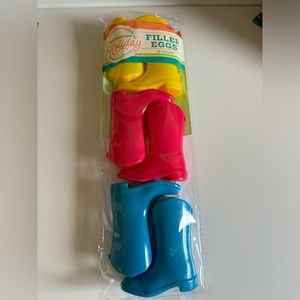 NIP Colorful Cowboy Boot Shaped Eggs for Easter Baskets from H-E-B TEXAS